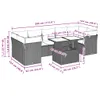 Modulares Garten-Sofa-Set, 8-teilig, mit verstellbarem Produktbild-Vorschau 10
