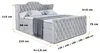 ALTDECOR Boxspringbett mit Fußteil, 2 Matratzen und Topper Produktbild-Vorschau 7
