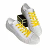 Flache Schnürsenkel in 
Gelb – 120 cm Länge – 8 mm breit – für Freizeitschuhe und Sneaker Produktbild-Vorschau