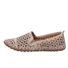 Gemini Damen Slipper Leder Mokassin floral Blumen Cutouts Produktbild-Vorschau 6