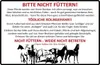 vianmo Holzschild 12x18 cm Tiere bitte nicht füttern Pferde Produktbild-Vorschau 1