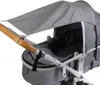Malatec 23975 Slnečná clona na kočík 50 x 36 x 72 cm, sivá Náhľad obrázku produktu 2