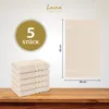 Zestaw 5 ręczników gości Lavea®, 30x50 cm, miękkie i Podgląd zdjęcia produktu 2