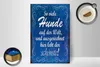 Holzschild Spruch 20x30cm so viele Hunde auf der Welt Produktbild-Vorschau 2