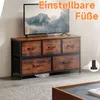 Schubkastenkommode Kommode mit 5 Schubladen Sideboard Produktbild-Vorschau 2