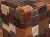 Cube Patch – Hocker aus Jeansleder-Patches 45 × 45 × 45 cm Produktbild-Vorschau 3