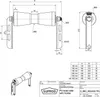 Polyurethan Kielrolle mit Halter C Sliprolle Bootstrailer Produktbild-Vorschau 4