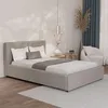 Juskys Polsterbett Salerno 140 x 200 cm, Cord Design & Produktbild-Vorschau 1