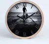 Holzuhr 30fi cm wanduhr - schwarze Spitzen - Gitarrist auf Produktbild-Vorschau 1