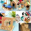 VGOODALL 400 Stück Eisstiele Holz, Bunte Holzstäbchen für Produktbild-Vorschau 4