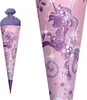 ROTH Schultüte groß Purple Unicorn 70 cm mit Glitter rund Produktbild-Vorschau 5