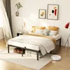 KUTAS Klassische Betten 140x190, Metallbett Schwarz mit 32 Produktbild-Vorschau 5