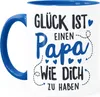 Kaffee-Tasse Geschenk Glück ist einen Papa/eine Mama wie Produktbild-Vorschau 2