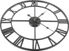 RUHHY 11434 Retro-Wanduhr mit römischen Ziffern schwarz Produktbild-Vorschau 6