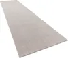 A long, light gray runner rug is shown from a diagonal angle against a white background. Produktbild-Vorschau