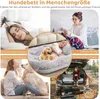 COSTWAY Hundebett riesig mit Kissen, Decke, Riemen & Produktbild-Vorschau 8