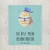 Mr. & Mrs. Panda Sofaüberwurf Eule Matrose - Türkis Pastell Produktbild-Vorschau 2