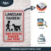 Blechschild 20x30cm Langsam fahren hier spielen Kinder und Produktbild-Vorschau 3