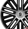 Kołpaki Sparco 16 cali Bergamo czarne srebrne 4szt Podgląd zdjęcia produktu 7