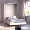 Schrankbett 140x200 cm weiß Jugendbett Gästebett Klappbett Produktbild-Vorschau 2