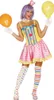 Clown Fasching Kostüm Karneval Buntes Outfit Fröhlicher Produktbild-Vorschau 6