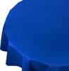 Gartentischdecke Wasserdichte Polyester Blau Rund 120 cm Produktbild-Vorschau 2