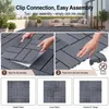 22 Stück PP-Terrassenfliesen 30x30x2 cm, 2 m², Klickfliesen Produktbild-Vorschau 9