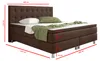 Inter Handels Boxspringbett Köln, 180x200, Braun Produktbild-Vorschau 7