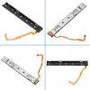 A collage of four images showing different views of a Nintendo Switch Joy-Con slider rail with a flex cable. Anteprima dell’immagine prodotto