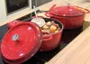 LAVA METAL Liatinový nízky okrúhly hrniec, 32 cm – modrý Náhľad obrázku produktu 3