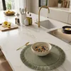 Platzset Boho Rund, Tischset Platzmatte Bast Esstisch, Produktbild-Vorschau 4