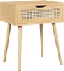 Yaheetech Nachttisch Rattan Beistelltisch mit 1 Schublade Produktbild-Vorschau 1