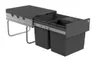 HAILO RAUMSPAR TANDEM 18/8,5/8,5/D dunkelgrau mit 35 Liter Produktbild-Vorschau 4