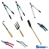 Gartenschere Standard rot, Feststeller, Feder, Messer aus Produktbild-Vorschau 4