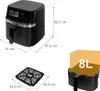 Frytkownica na gorące powietrze beztłuszczowa airfryer Podgląd zdjęcia produktu 5