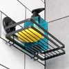 Mensola doccia in metallo nero con ventose 25x10x8,5 cm Anteprima dell’immagine prodotto 9