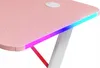 Ekspand | Table de gaming - Rose - 140 x 60 x 74 cm - Voir les images du produit 5