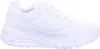 A white SKECHERS sneaker is shown from the side against a white background. Voir les images du produit