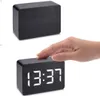 kwmobile Wecker Uhr in Holzoptik digital - Digitalwecker Produktbild-Vorschau 4