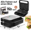 ProfiCook® Sandwichmaker | muschelförmige Sandwiches | Produktbild-Vorschau 7