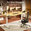 SANODESK QS1 Scrivania regolabile in altezza 180x80 cm, Anteprima dell’immagine prodotto 2