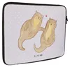 Mr. & Mrs. Panda Laptophülle Otter Hände halten 27 x 36 cm Produktbild-Vorschau 3