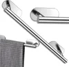 EDIBAZZAR | Silberner selbstklebender Handtuchhalter Produktbild-Vorschau 6