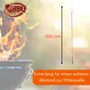 6er Set Grillspieß Lagerfeuer 100cm lang Stockbrot Produktbild-Vorschau 2
