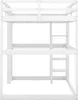 Hochbett, 140x200 cm, Doppelbett mit Lattenrost, Leiter, Produktbild-Vorschau 9