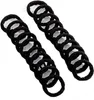 J&W Set di elastici per capelli da donna Meidani nero Anteprima dell’immagine prodotto 21