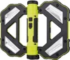 A product shot of a portable LED work light. Produktbild-Vorschau