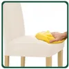 Stuhlhusse - Creme Jacquard - Universeller Stuhlbezug - Produktbild-Vorschau 7