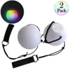 2 stuks poi-ballen, LED-bal, 9 modi, 7 kleurenlicht Productafbeelding-voorbeeld 1