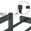 vidaXL Rama łóżka metalowa czarna 120x190 cm Podgląd zdjęcia produktu 8